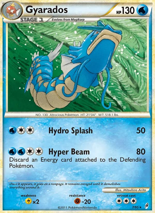 Gyarados card in English