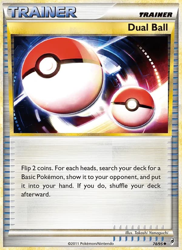 Dual Ball card in English