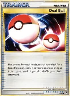 Dual Ball card in English