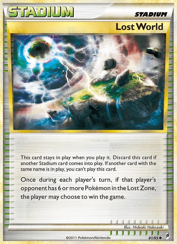Lost World card in English