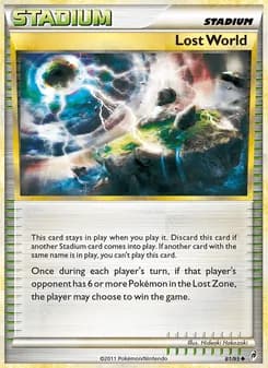 Lost World card in English