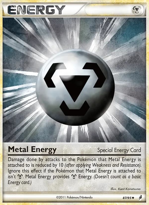 Metal Energy card in English