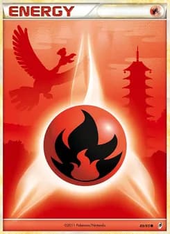 Fire Energy card in English