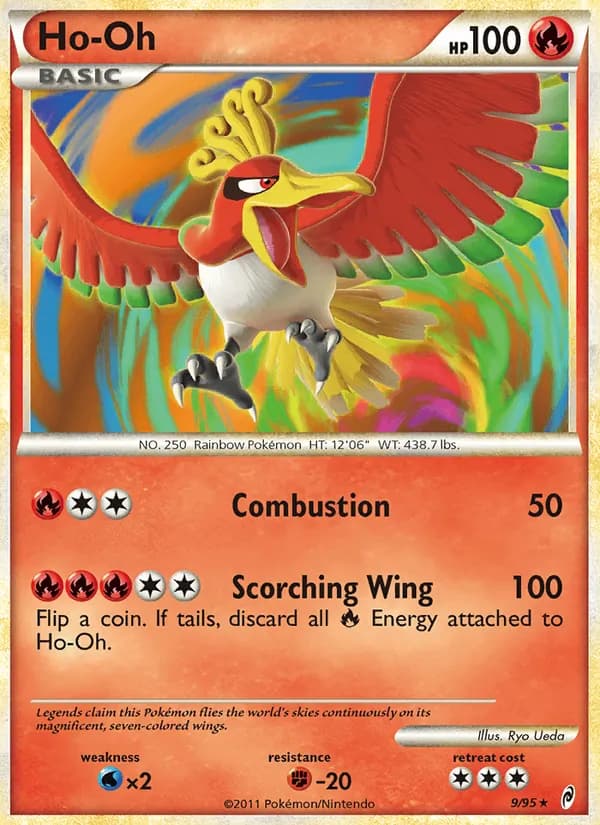 Ho-Oh card in English