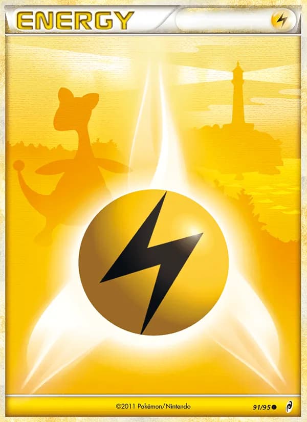 Lightning Energy card in English