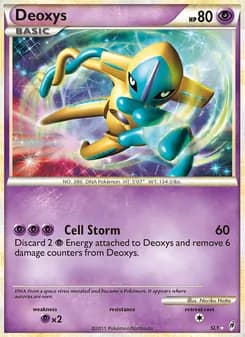 Deoxys card in English