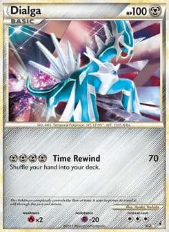 Dialga card in English