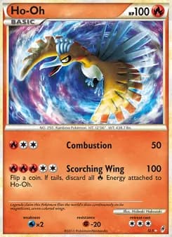 Ho-Oh card in English