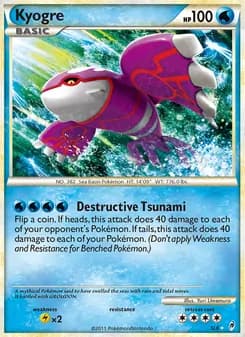 Kyogre card in English