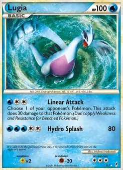 Lugia card in English