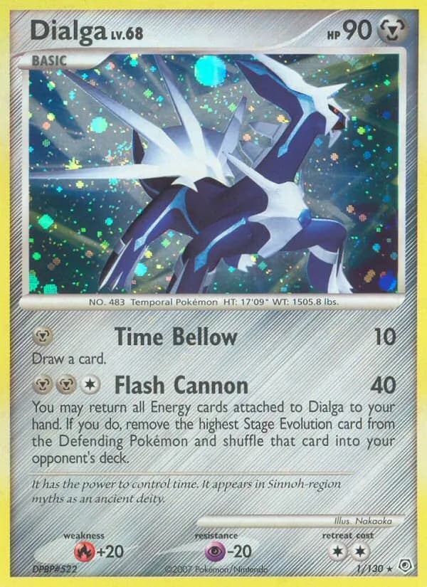 Dialga card in English