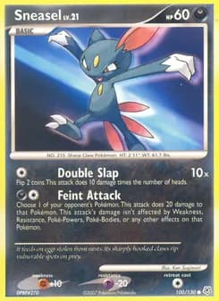 Sneasel card in English
