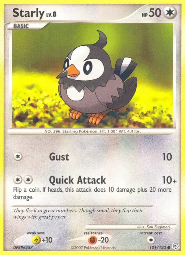 Starly card in English