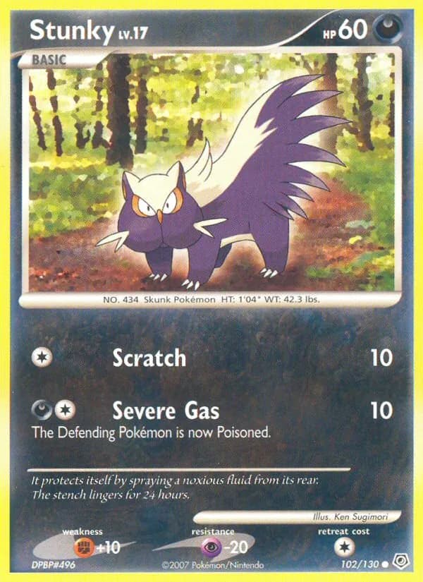 Stunky card in English