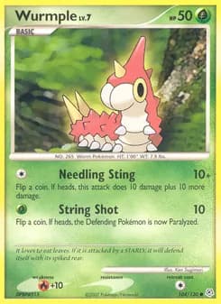 Wurmple card in English