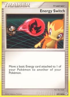 Energy Switch card in English
