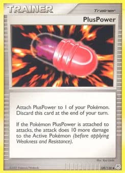 PlusPower card in English