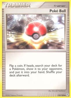 Poké Ball card in English