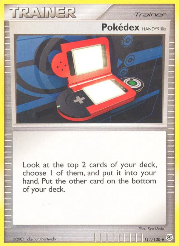 Pokédex HANDY910is card in English
