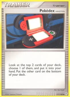 Pokédex HANDY910is card in English