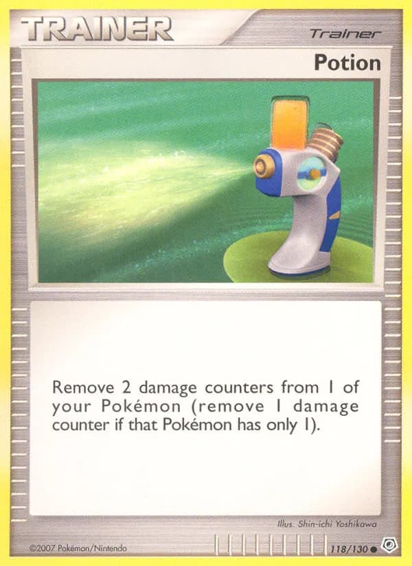 Potion card in English