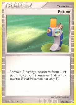 Potion card in English