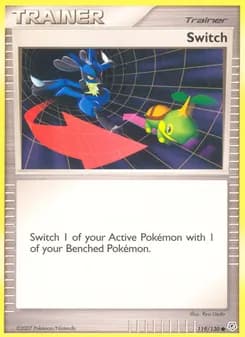 Switch card in English