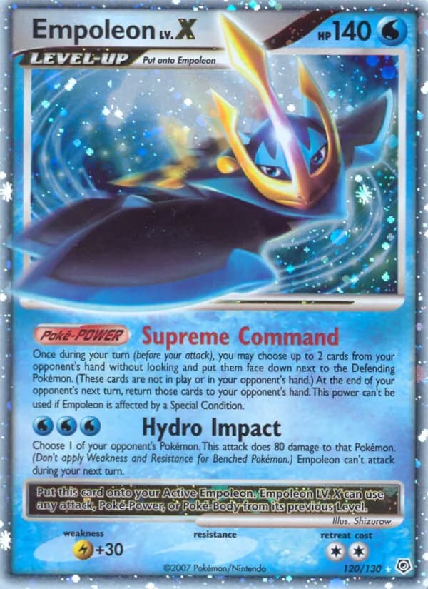 Empoleon card in English
