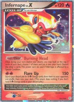 Infernape card in English