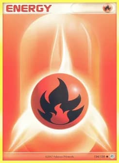 Fire Energy card in English