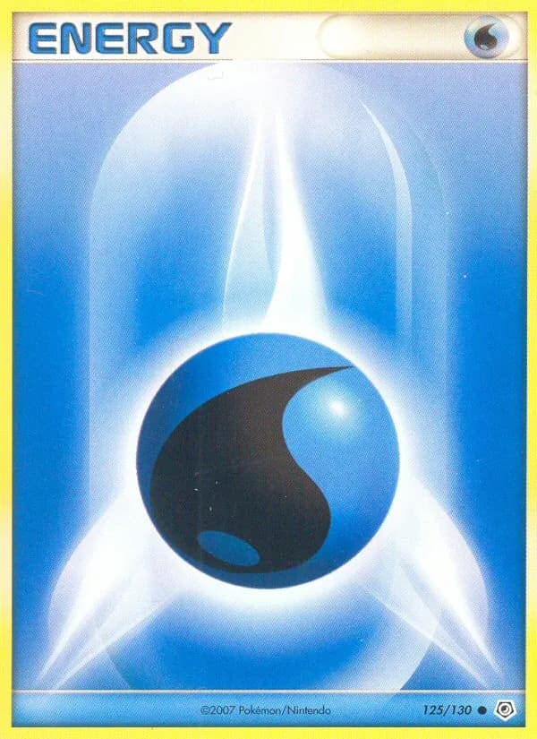 Water Energy card in English