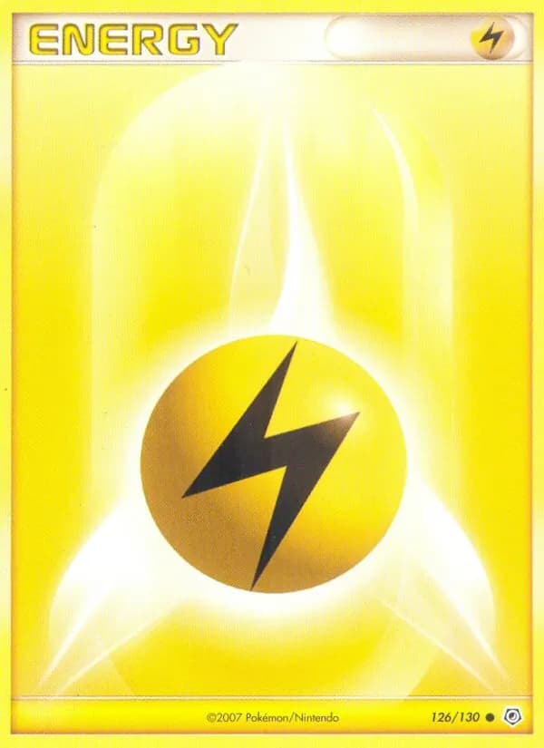Lightning Energy card in English