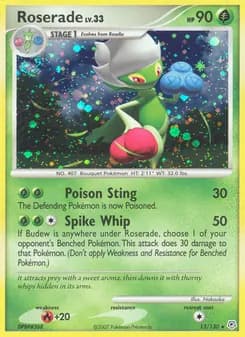 Roserade card in English