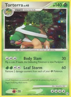 Torterra card in English
