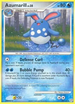 Azumarill card in English