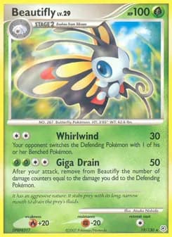 Beautifly card in English