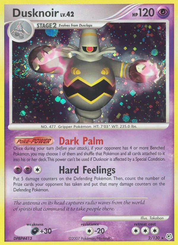 Dusknoir card in English