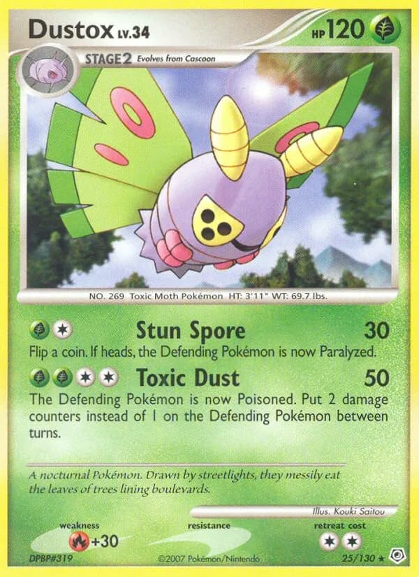 Dustox card in English