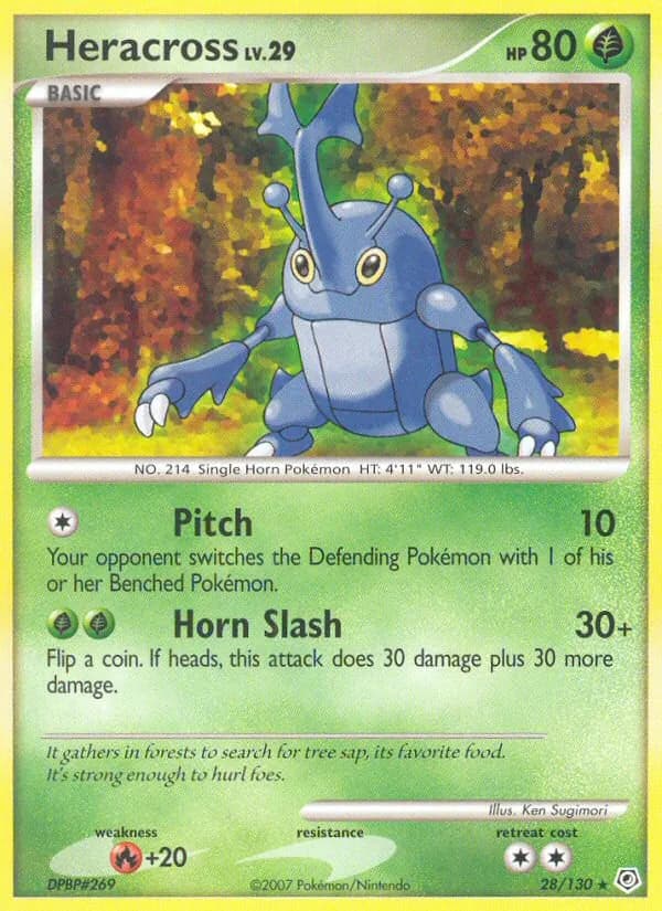 Heracross card in English
