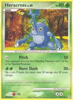 Heracross card in English