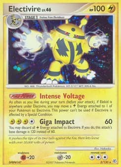 Electivire card in English