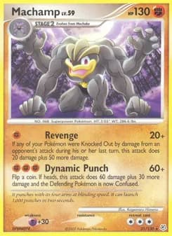 Machamp card in English