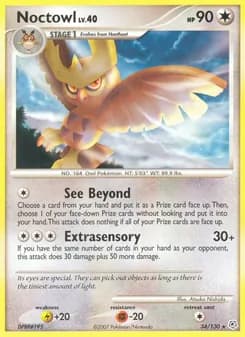 Noctowl card in English