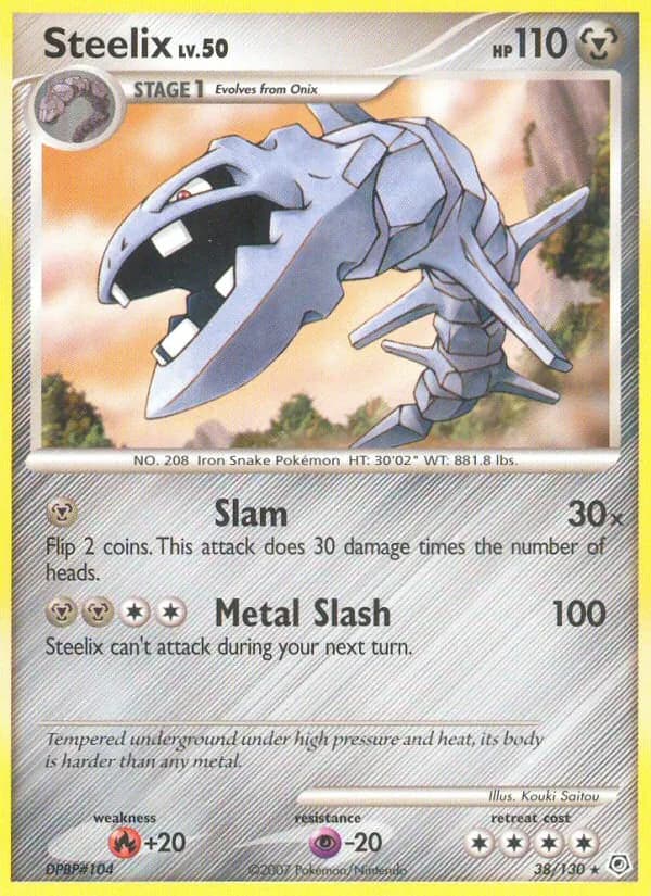 Steelix card in English