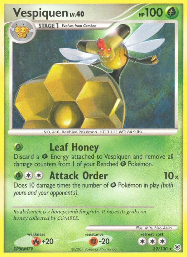 Vespiquen card in English