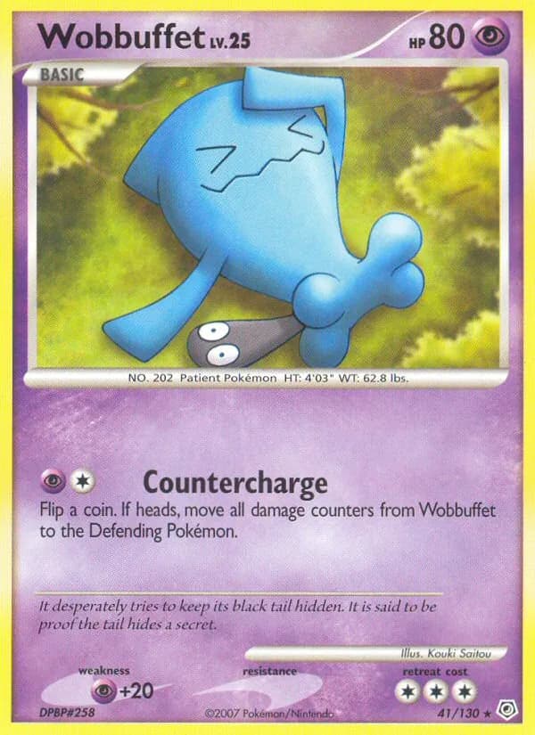 Wobbuffet card in English