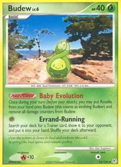 Budew card in English