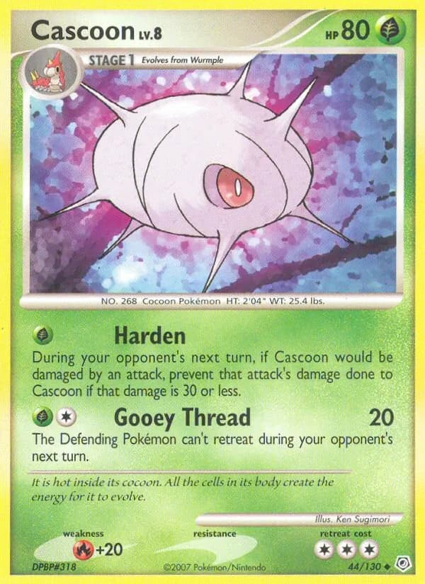 Cascoon card in English