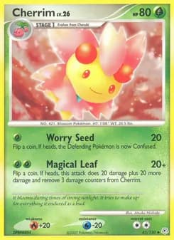 Cherrim card in English