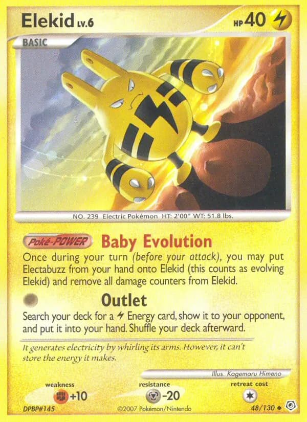 Elekid card in English